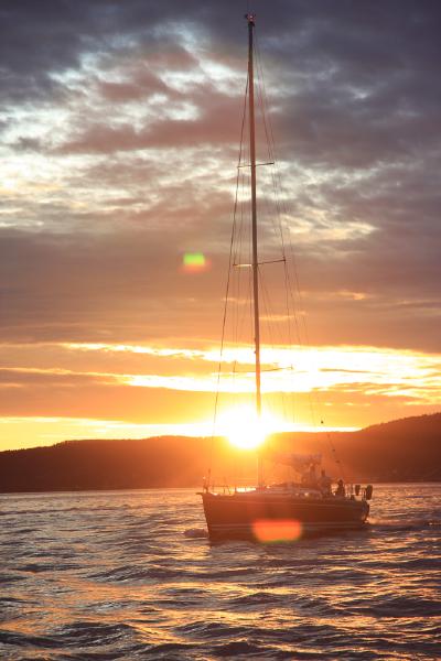 På vei til Son og Hollænderseilasen 2008